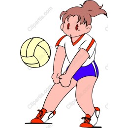 Dynamic Volleyball Player