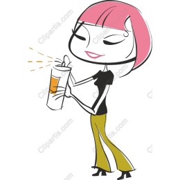 Stylish Spray-Painting Girl