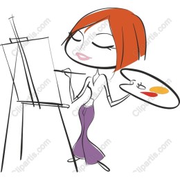 Charming Female Artist