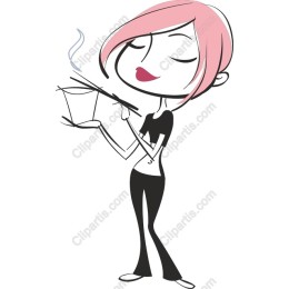 Charming Takeout Girl