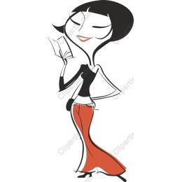 Chic Fashionable Woman