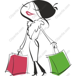 Stylish Shopping Lady