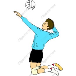 Dynamic Volleyball Player
