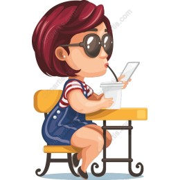 Chic Cafe Girl