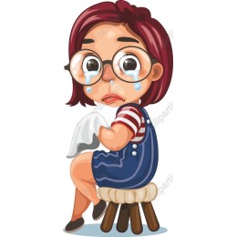Melancholic Young Girl
