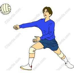 Dynamic Volleyball Player