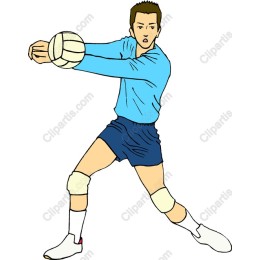 Dynamic Volleyball Player