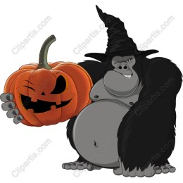 Spooky Gorilla Halloween
