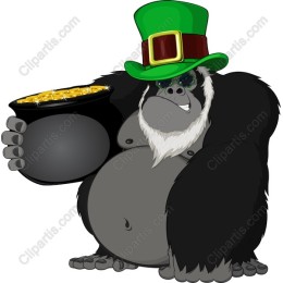 St. Patrick's Day Gorilla