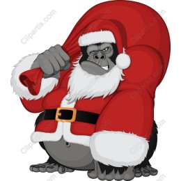 Santa Claus Gorilla