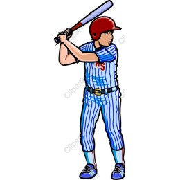 Dynamic Young Baseball Player