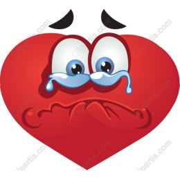 Sad Heart Character
