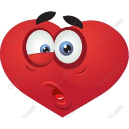 Whimsical Heart with Expressive Features