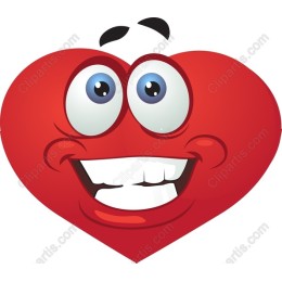 Cheerful Cartoon Heart