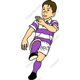 Dynamic Young Soccer Player