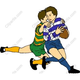 Dynamic Rugby Action