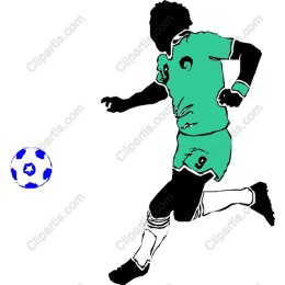 Dynamic Soccer Player in Action