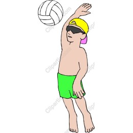 Young Volleyball Player