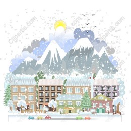 Winter Wonderland Landscape