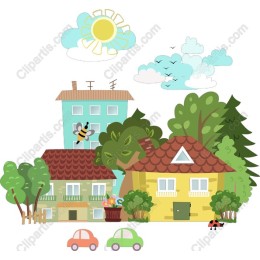 Charming Suburban Life