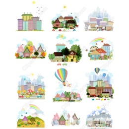 Charming Landscape Set