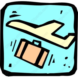 Wanderlust - Airplane & Suitcase