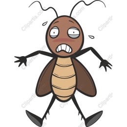 Quirky Cartoon Cockroach