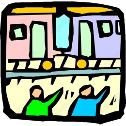 Vibrant Train Wave