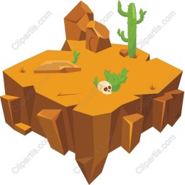 Desert Oasis: Skull and Cacti