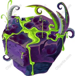 Mysterious Green Oozing Rock