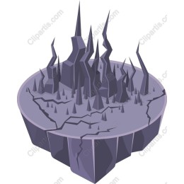 Isolated Craggy Mountain