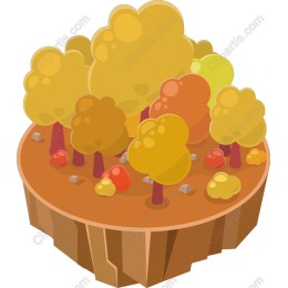 Autumn Forest Island