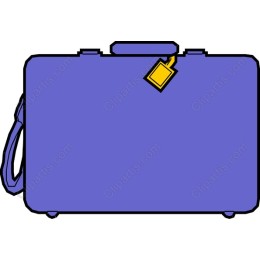 Vibrant Purple Suitcase