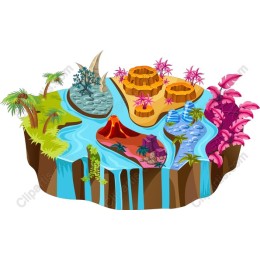 Tropical Oasis Landscape