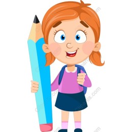 Cheerful Schoolgirl