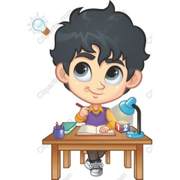 Cute Young Scholar
