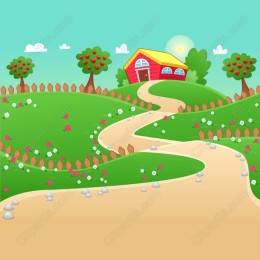 Idyllic Countryside Landscape