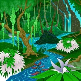 Serene Forest Paradise