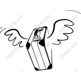 Whimsical Wings Suitcase