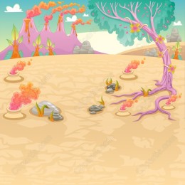 Vibrant Alien Landscape