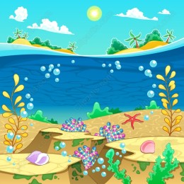 Vibrant Underwater Ocean