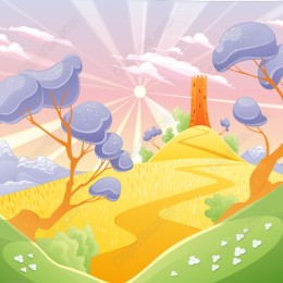 Whimsical Landscape Art