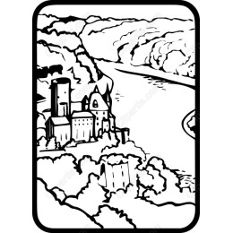 Serene Riverside Castle