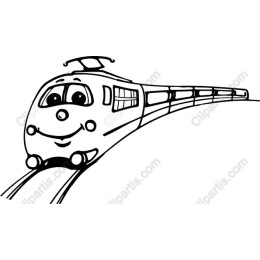 Happy Cartoon Train