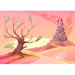 Whimsical Castle Landscape