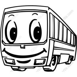 Cheerful Smiling Bus