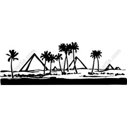 Egyptian Landscape - Pyramids
