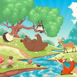 Whimsical Forest Animals