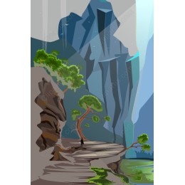 Majestic Cliffs: Serene Landscape