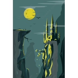 Mystical Castle Nightscape